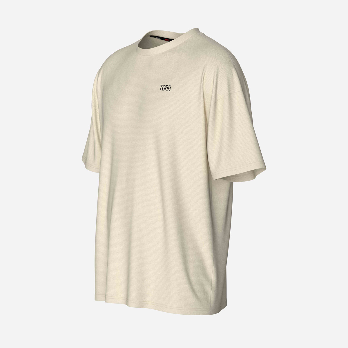 TORR Ivory Drop Shoulder T-shirt.