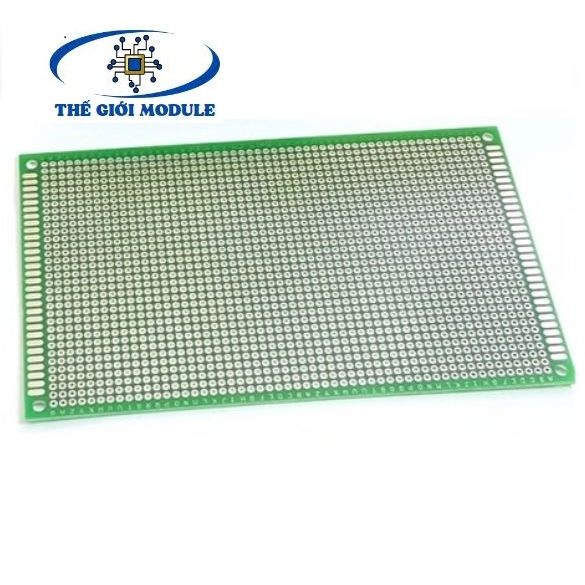 Pcb 9x15cm loại tốt phủ xanh một mặt
