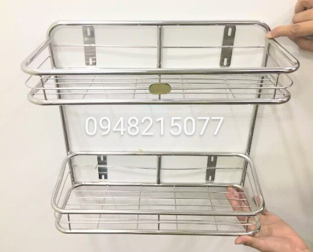 [HCM]kệ gia vị 2 tầng inox cao cấp