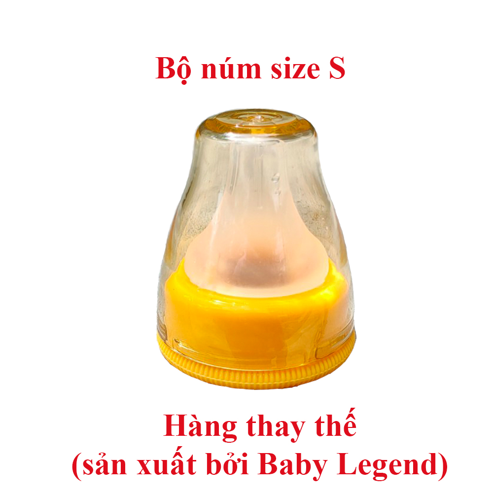 Bộ núm ti bình sữa Medela size S và size M (Núm lẻ và nguyên set 3 chi tiết)