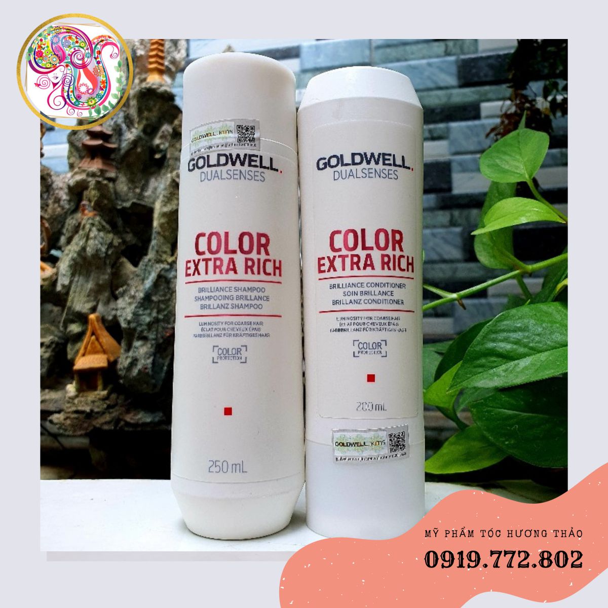 Cặp gội xả giữ màu tóc nhuộm – COMBO GOLDWELL DUALSENSES COLOR EXTRA RICH BRILLIANCE 250ML