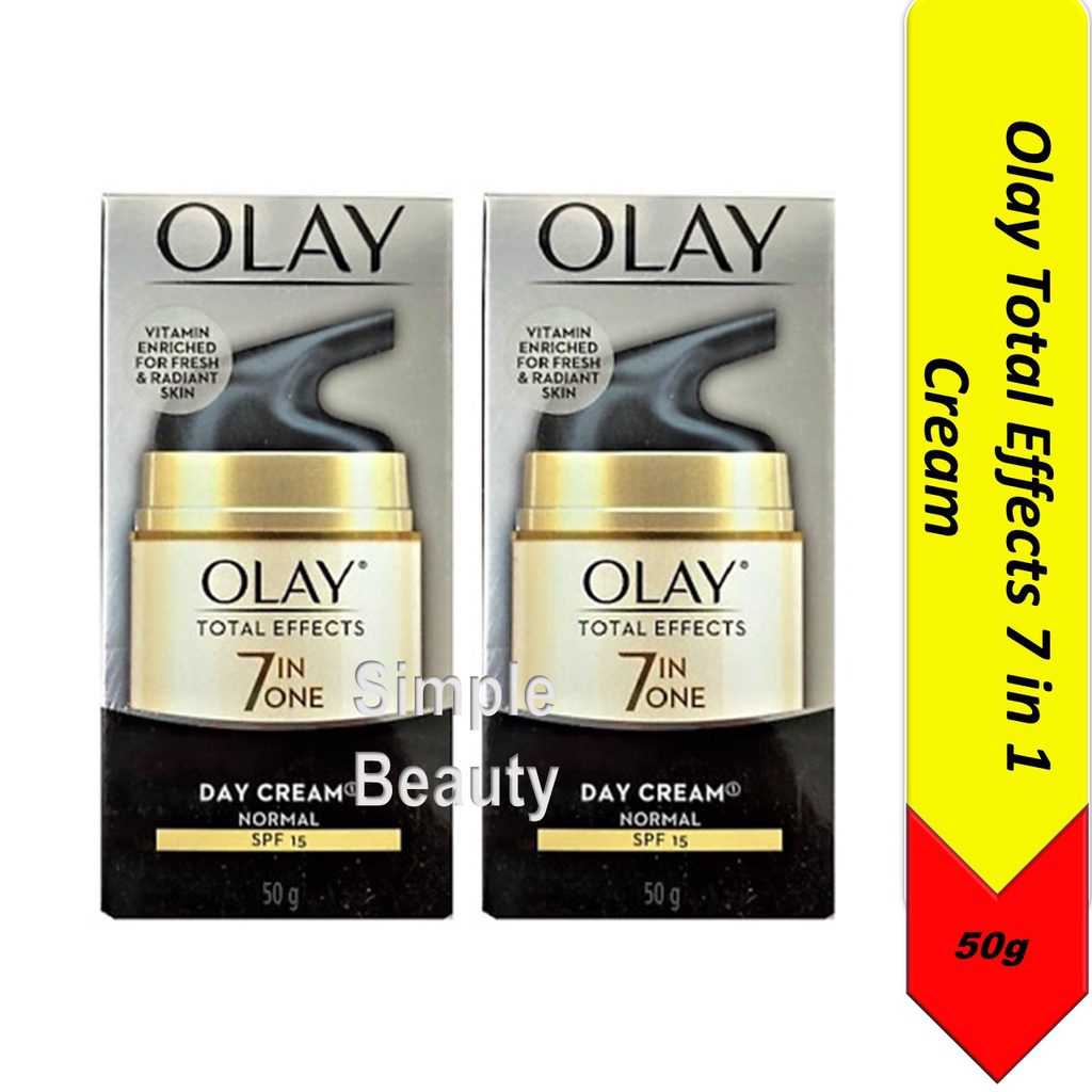 Olay Total Effects 7 In One Day Cream Spf 15 50g Lazada Singapore