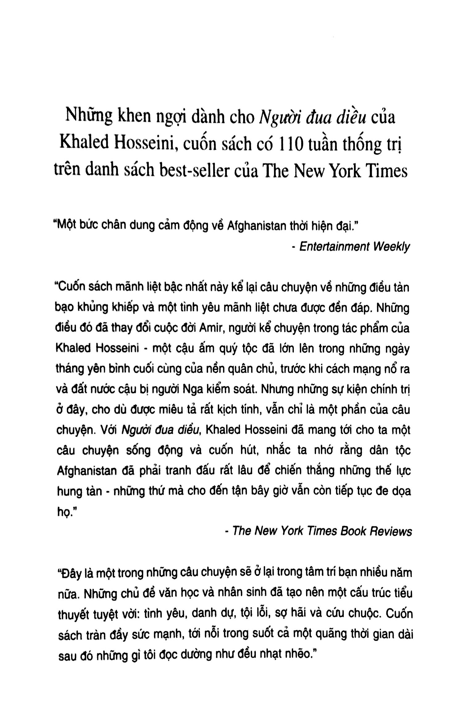 Sách - Người đua diều (Khaled Hosseini) (TB 2023) - Nhã Nam
