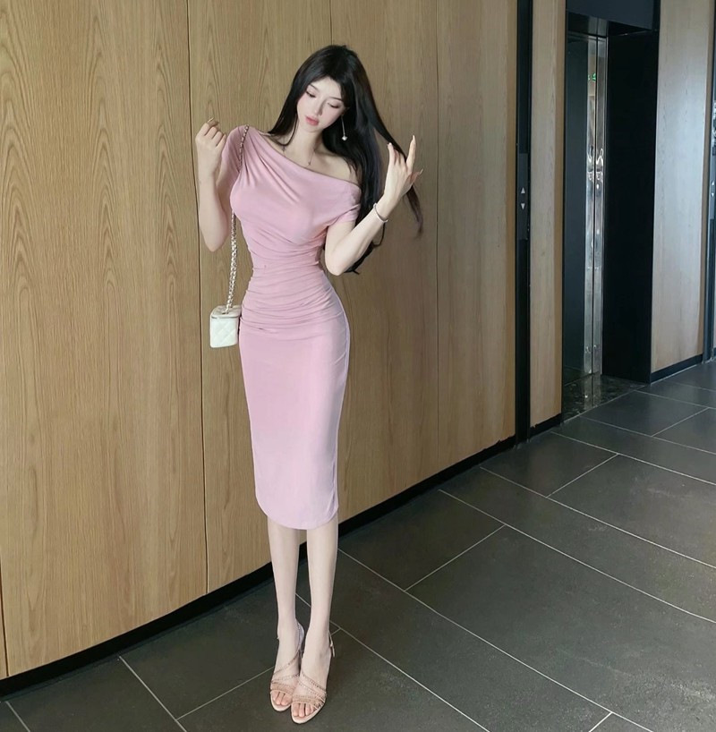 Đầm mỏng Mùa Hè Nữ Đầm thon