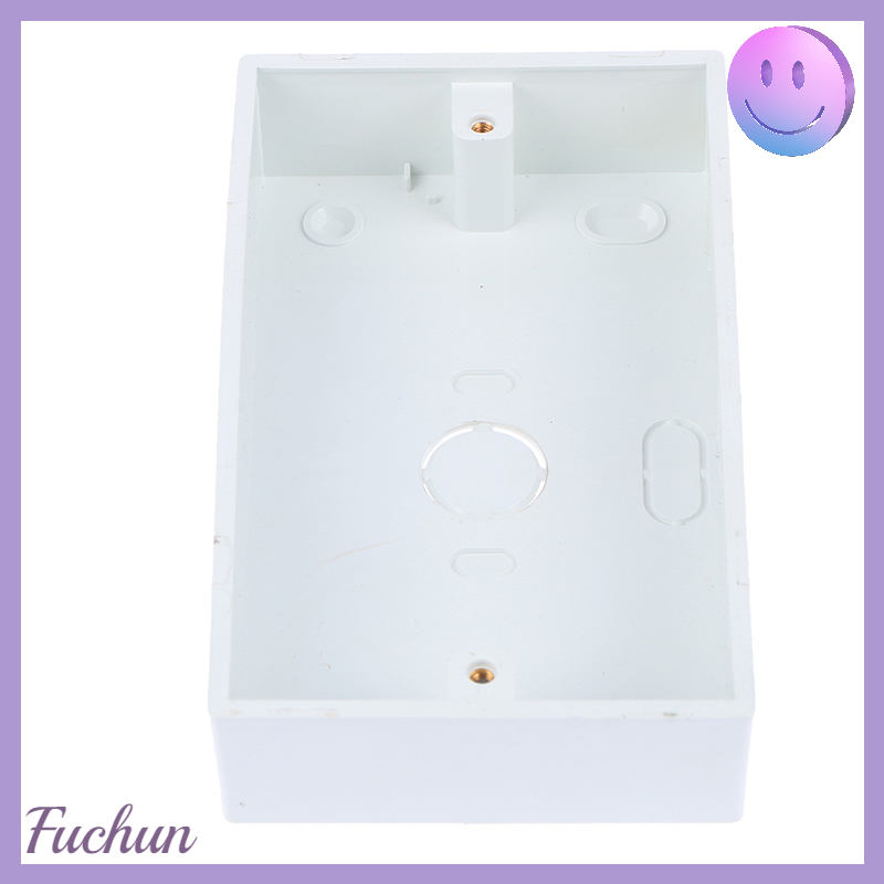 [fuchun] 1PCS 146*86mm Wall Switch Plastic Wall Socket Cassette Outer Wall Junction Box