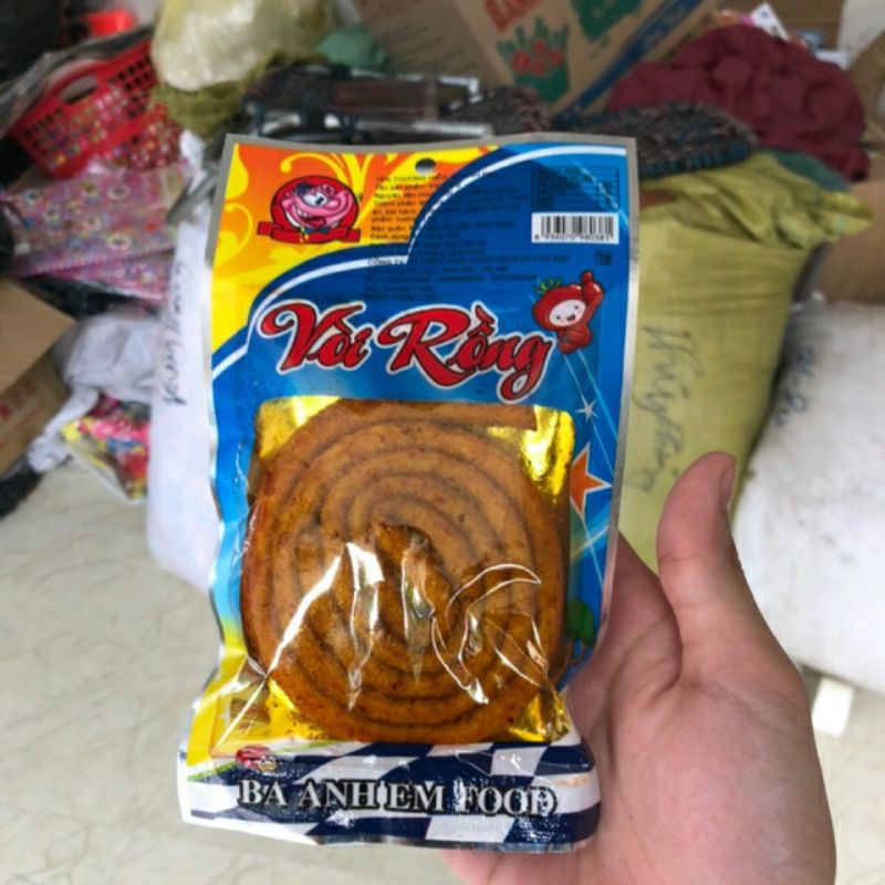 10 gói snack cay vòi rồng