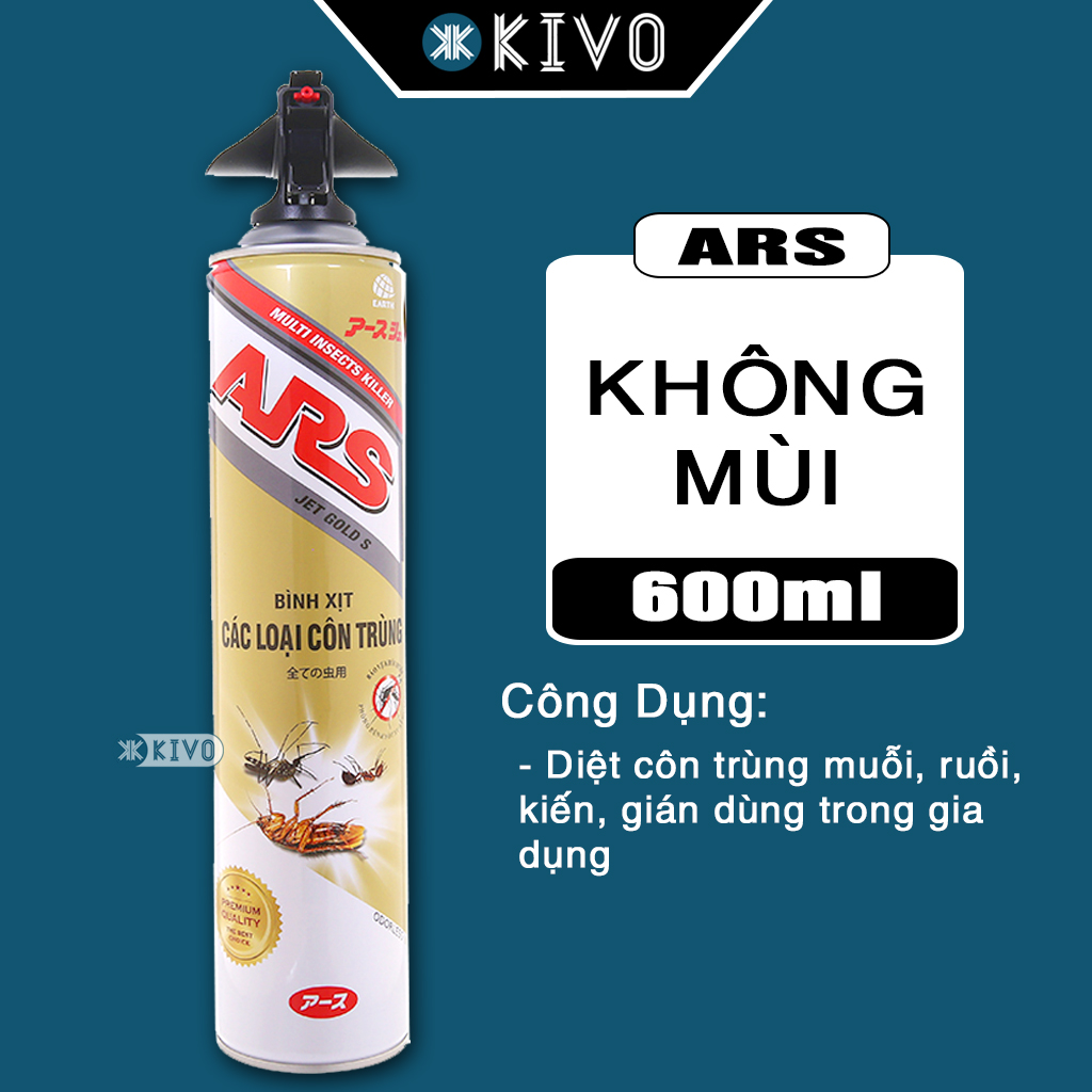 Bình Xịt Muỗi Nhật Bản ARS Không Mùi - Chai Xịt Côn Trùng Raid 600ml ...
