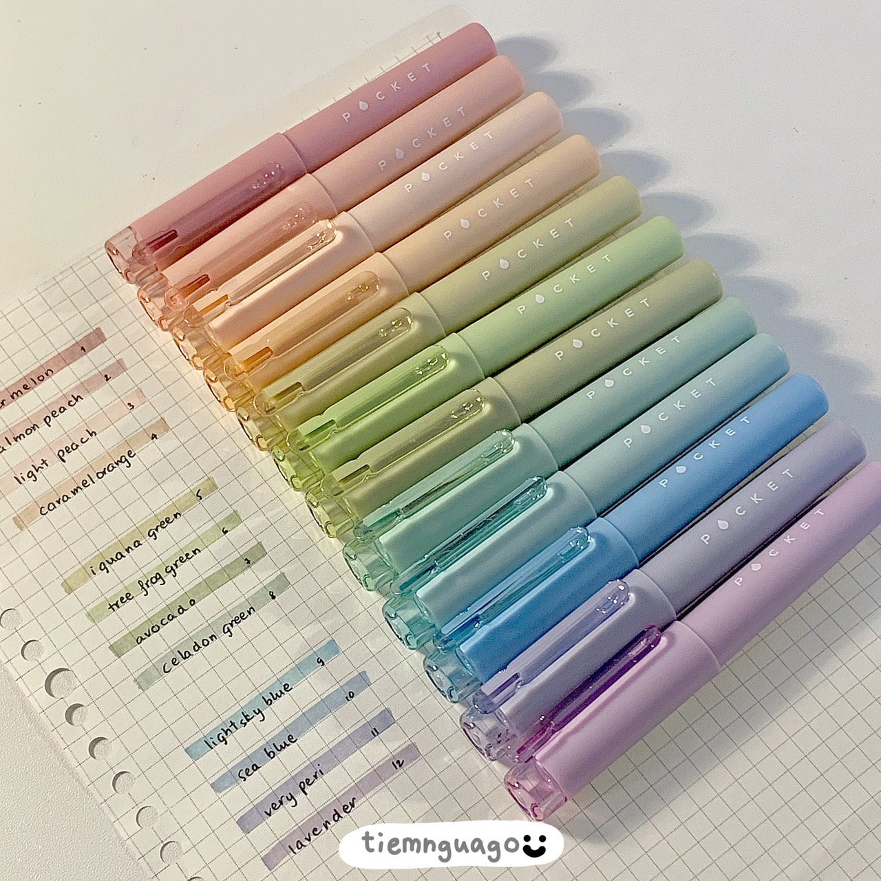 Bút highlight Pastel Pocket - Tiệm Ngựa Gỗ