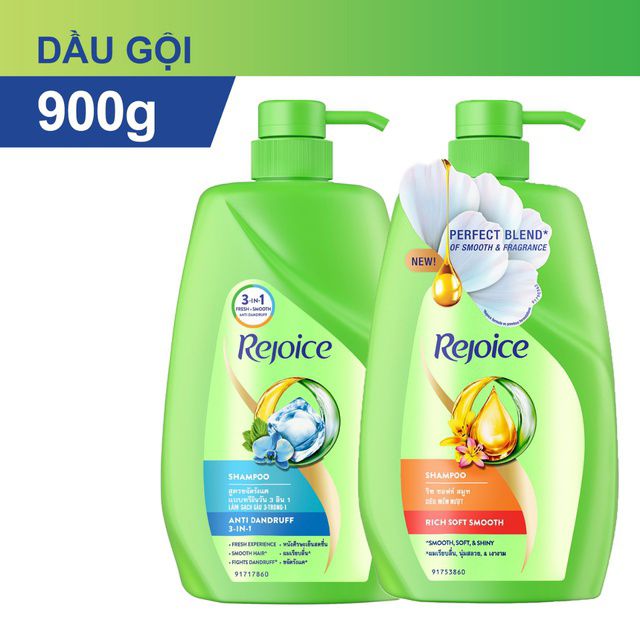 Dầu Gội Rejoice Siêu mượt chai 900G