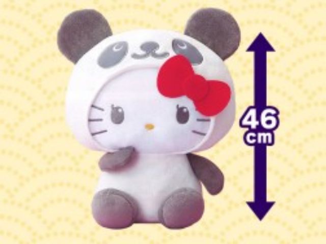 hello kitty panda plush