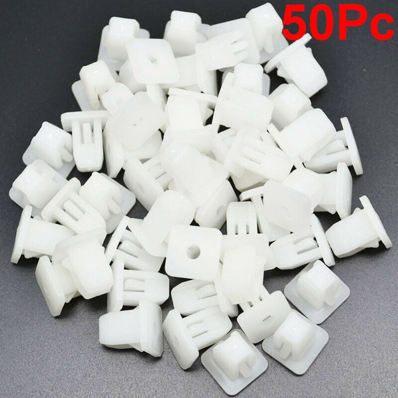 Practical Square Car Auto Fender Liner Fastener Rivet Push Clips Retainer Kit
