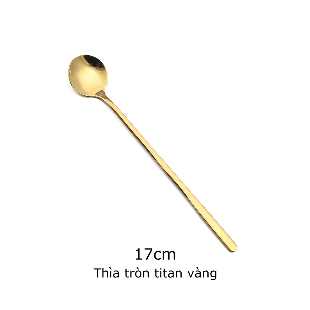 Stainless steel spoon, stainless steel coffee spoon, elegant double stainless steel tea long spoon-aenias shop