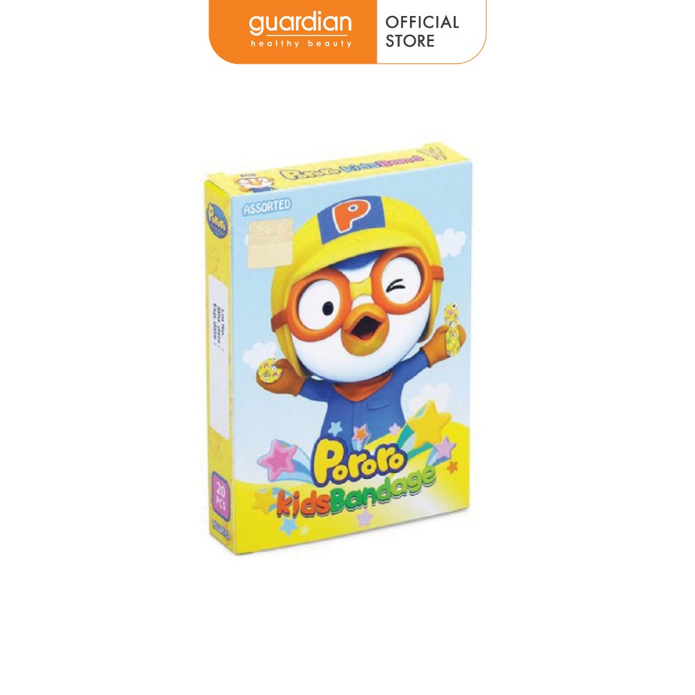 Băng Keo Cá Nhân Kids Band Pororo 4 Size 20 Miếng/Hộp