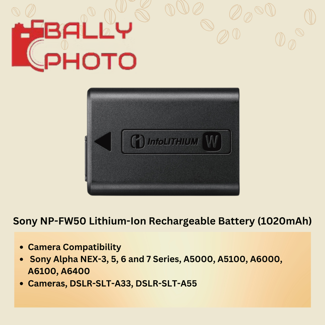 Sony NP-FW50 Lithium-Ion Rechargeable Battery (1020mAh) Lazada