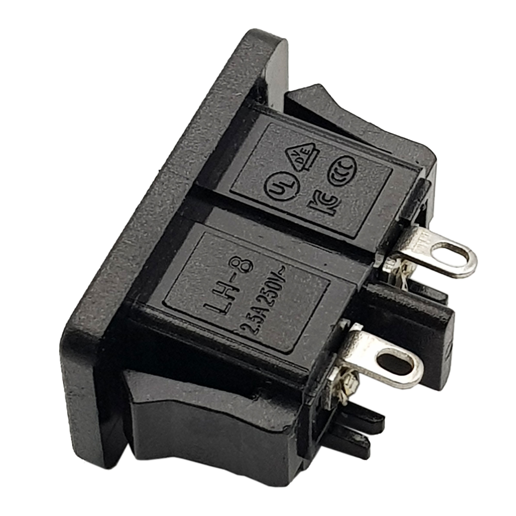 Ổ cắm nguồn số 8 gắn hộp