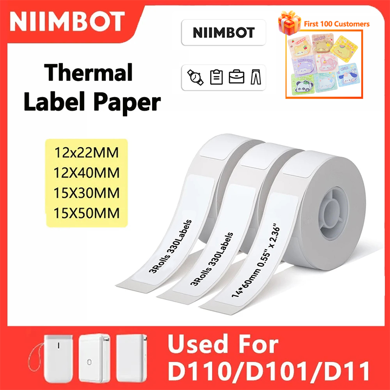 【Fast-selling】 Niimbot D11/D101/D110 Portable Mini Printer For Mobile Thermal Adhesive Label Printer For Pocket Labeling Maker Machine