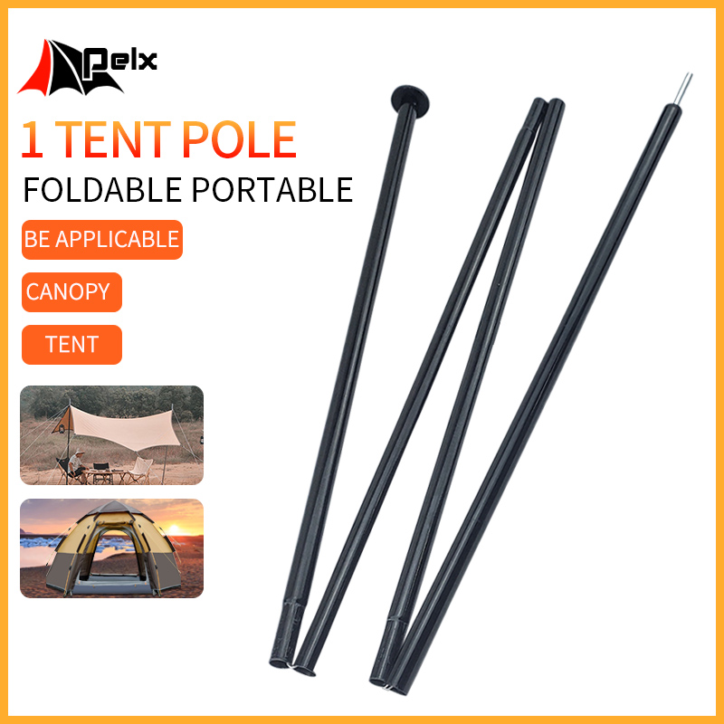 campingTent pole 1 set 2 Meter Sunshade Awning Portable Rod Outdoor