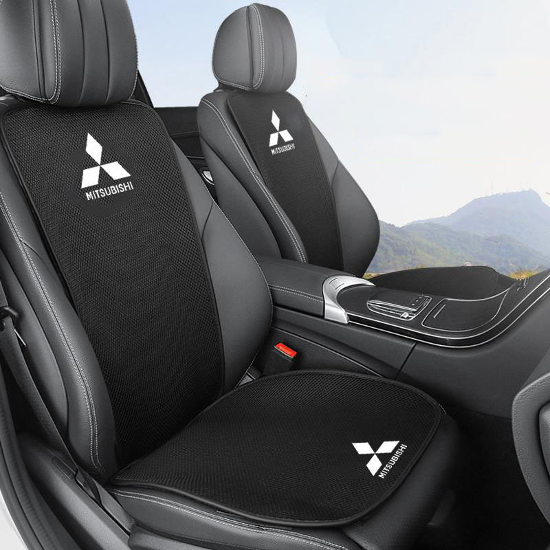 Ice Silk Car Chair Pad Mat Car seat cover Auto Accessories for Mitsubishi  Asx Outlander XL Lancer Pajero Attrage L200 Xpander