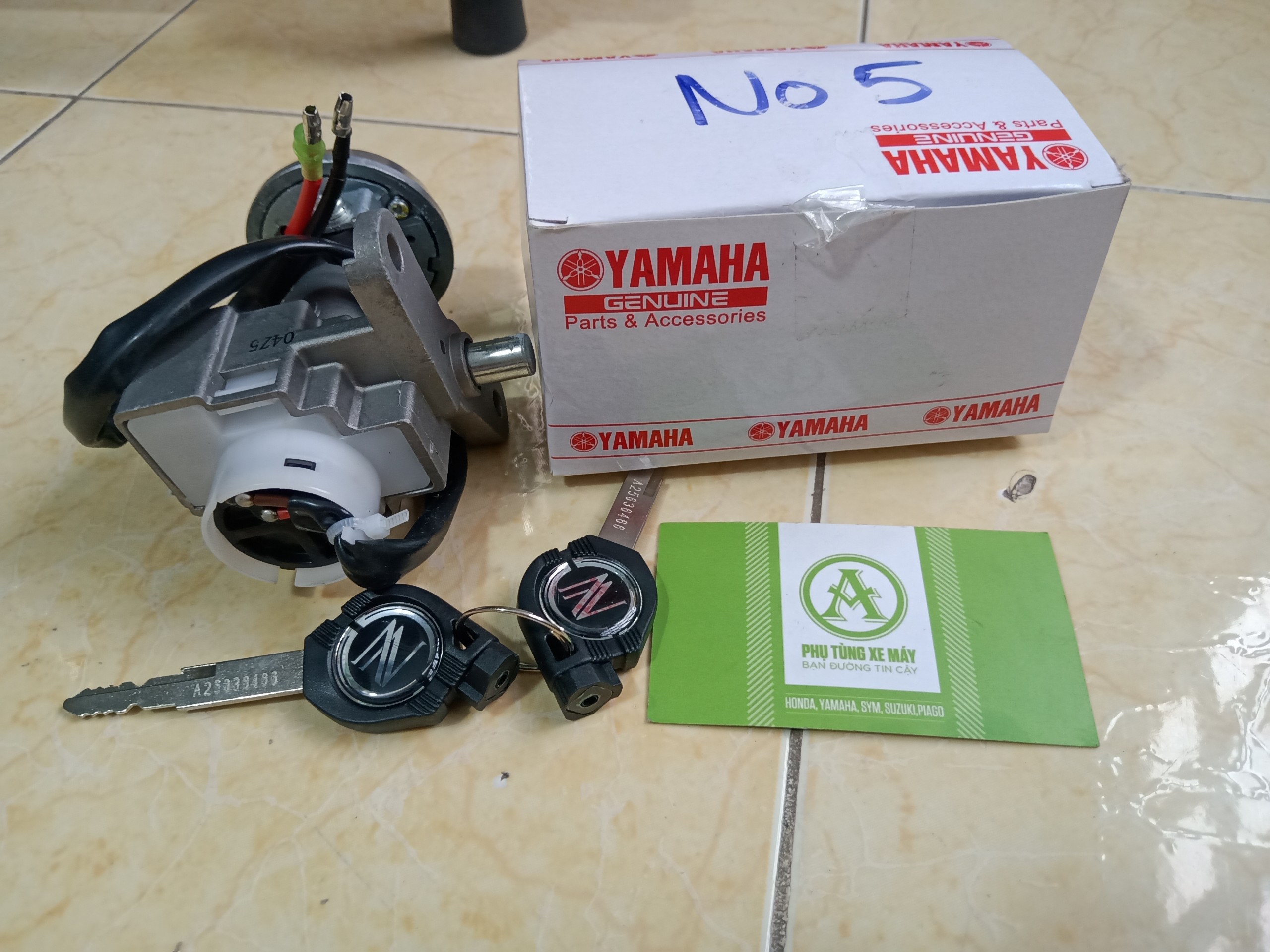 Bộ ổ khoá xe Nouvo 5/6