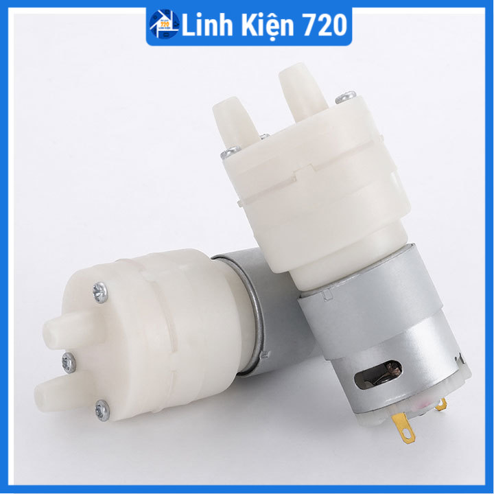 Máy bơm mini RS385 6-12VDC lưu lượng nước 1.5-2L/phút