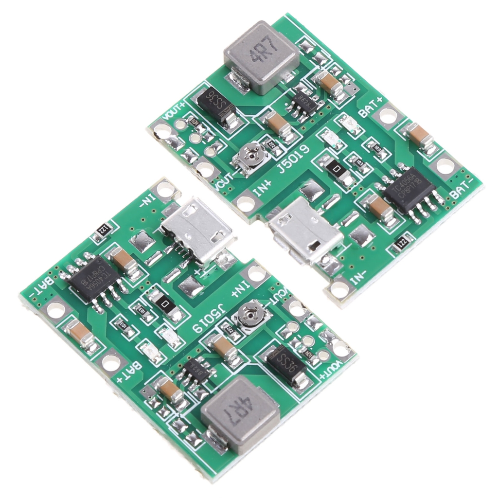 18650 Bộ Sạc Pin Lithium mô-đun tăng 3.7V tăng áp 9V 5V 2A có thể điều chỉnh sạc xả bảng mạch tích hợp