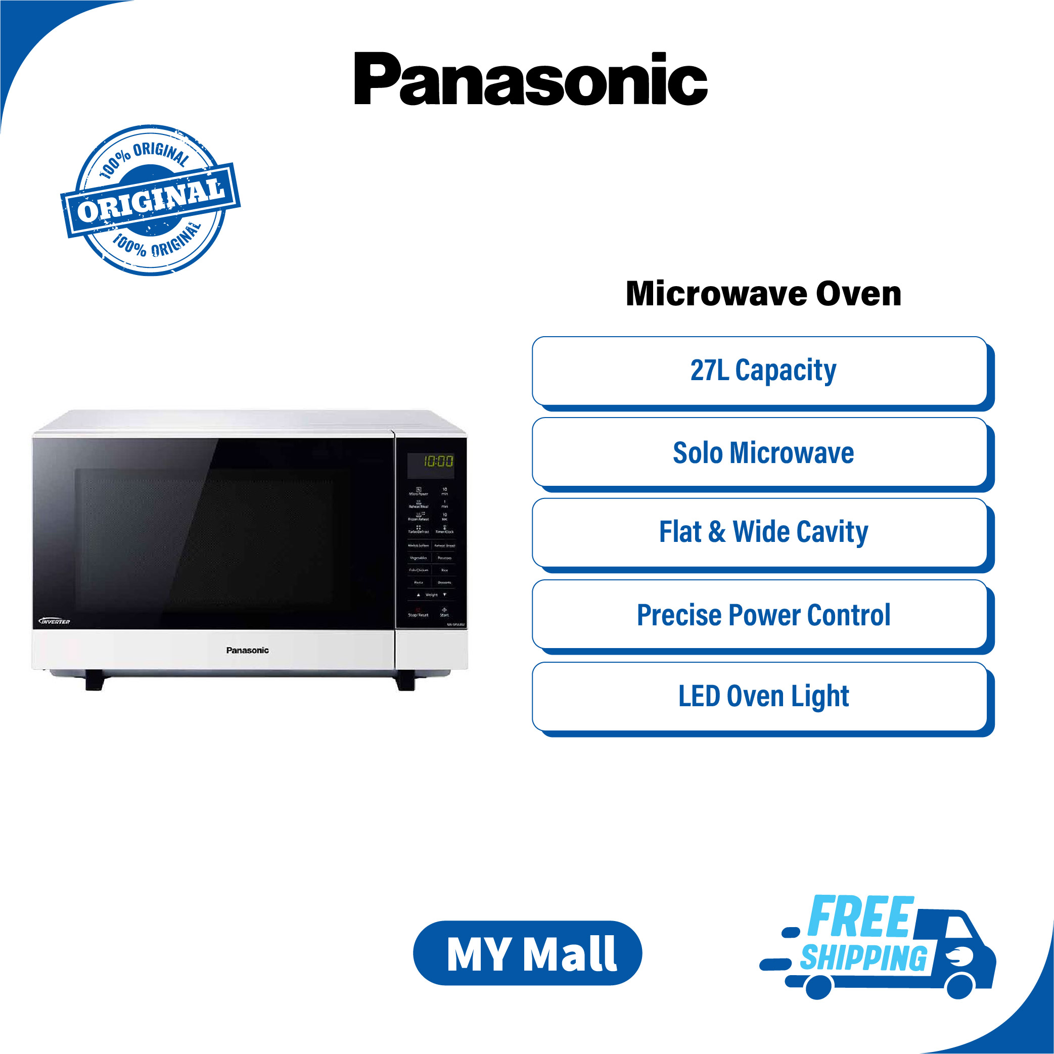 PANASONIC NNSF564W MICROWAVE OVEN Ketuhar 微波炉 27L NNSF564WMPQ