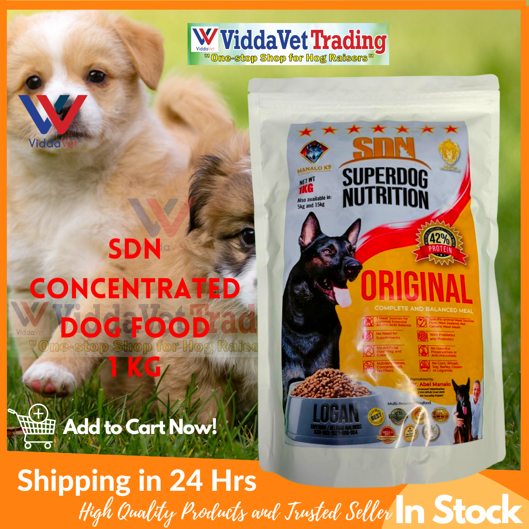 1 kilo SDN dog food Original SDN packaging Superdog Nutrition manako K9 ...