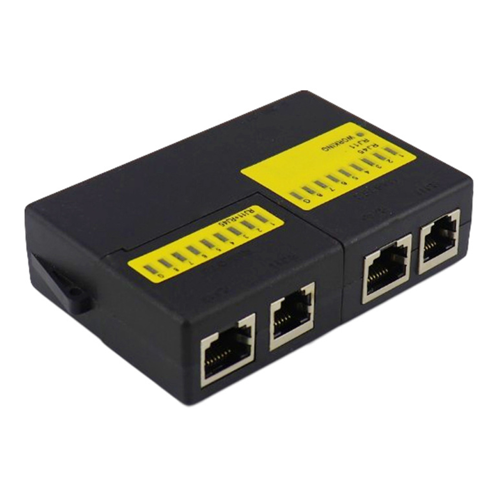 Mini Network Cable Tester for Lan Phone RJ45 RJ11 Line Shielded Network Wire