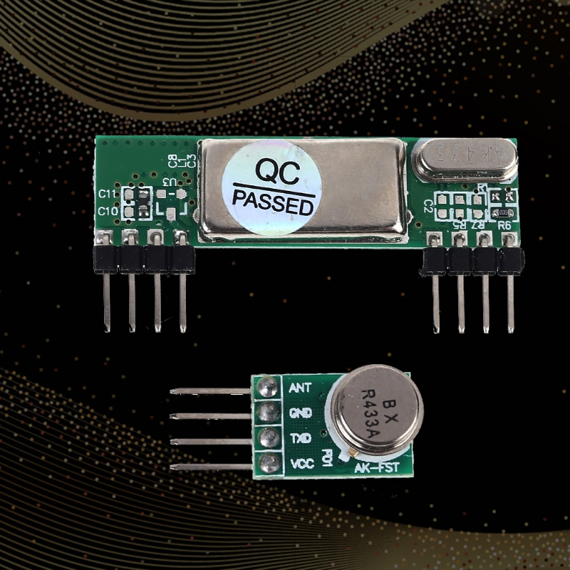 Modulo Ricevitore Wireless RXB6 433MHz Supereterodina – Sensibilità -116dBm, Basso Consumo, Ideale Per Telecomandi E Allarmi (2 Pezzi)