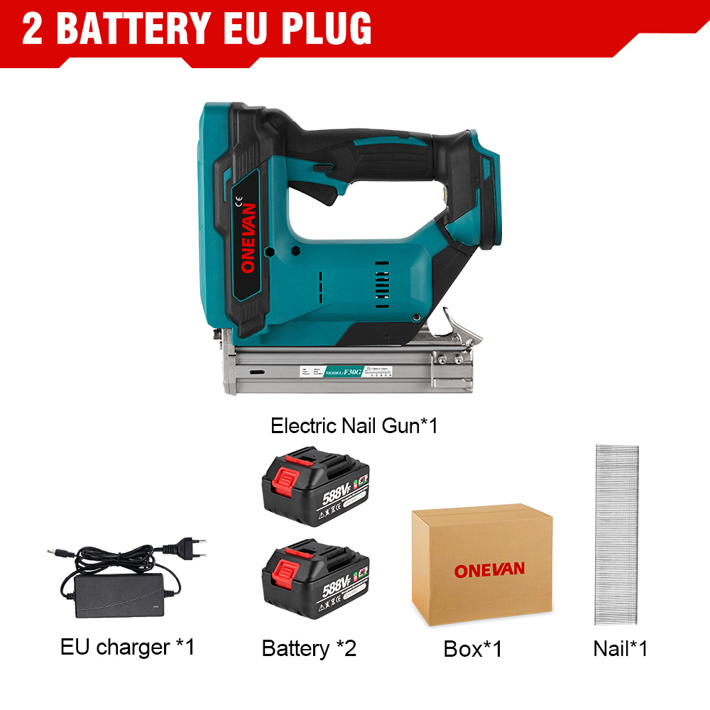 F30 Cordless Nailer F10/F15/F20/F25/F30 Stapler Nailer Brushless(Free