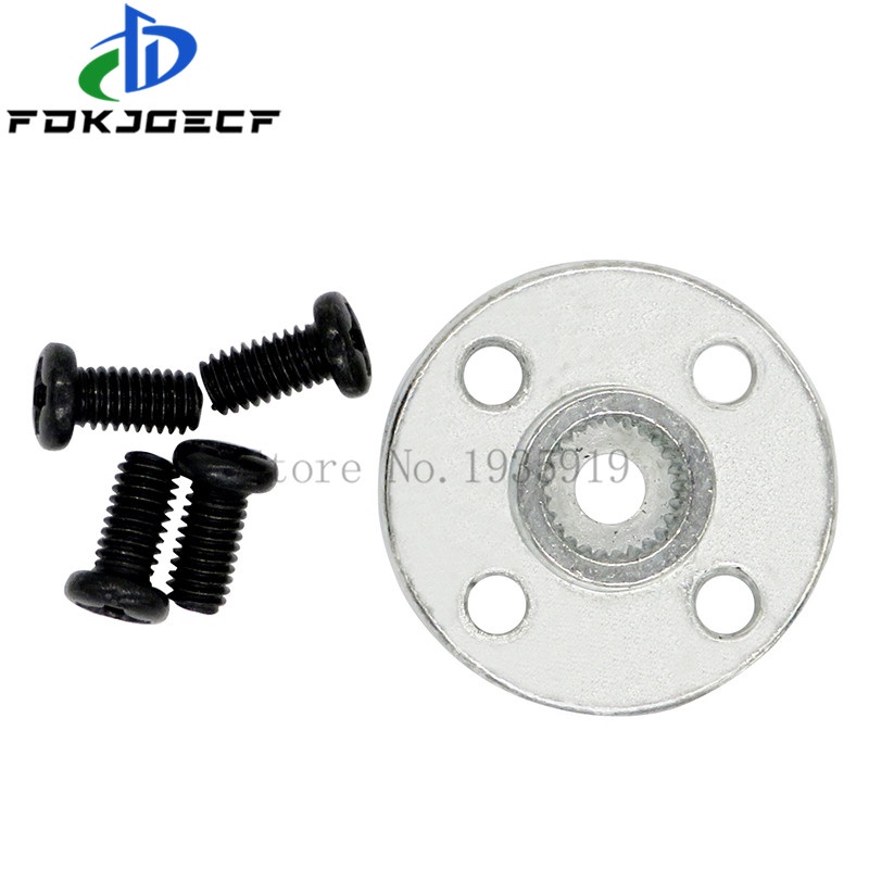 Metal steering gear disc stent 25t servo arm round type for mg995 mg996r rc robot car