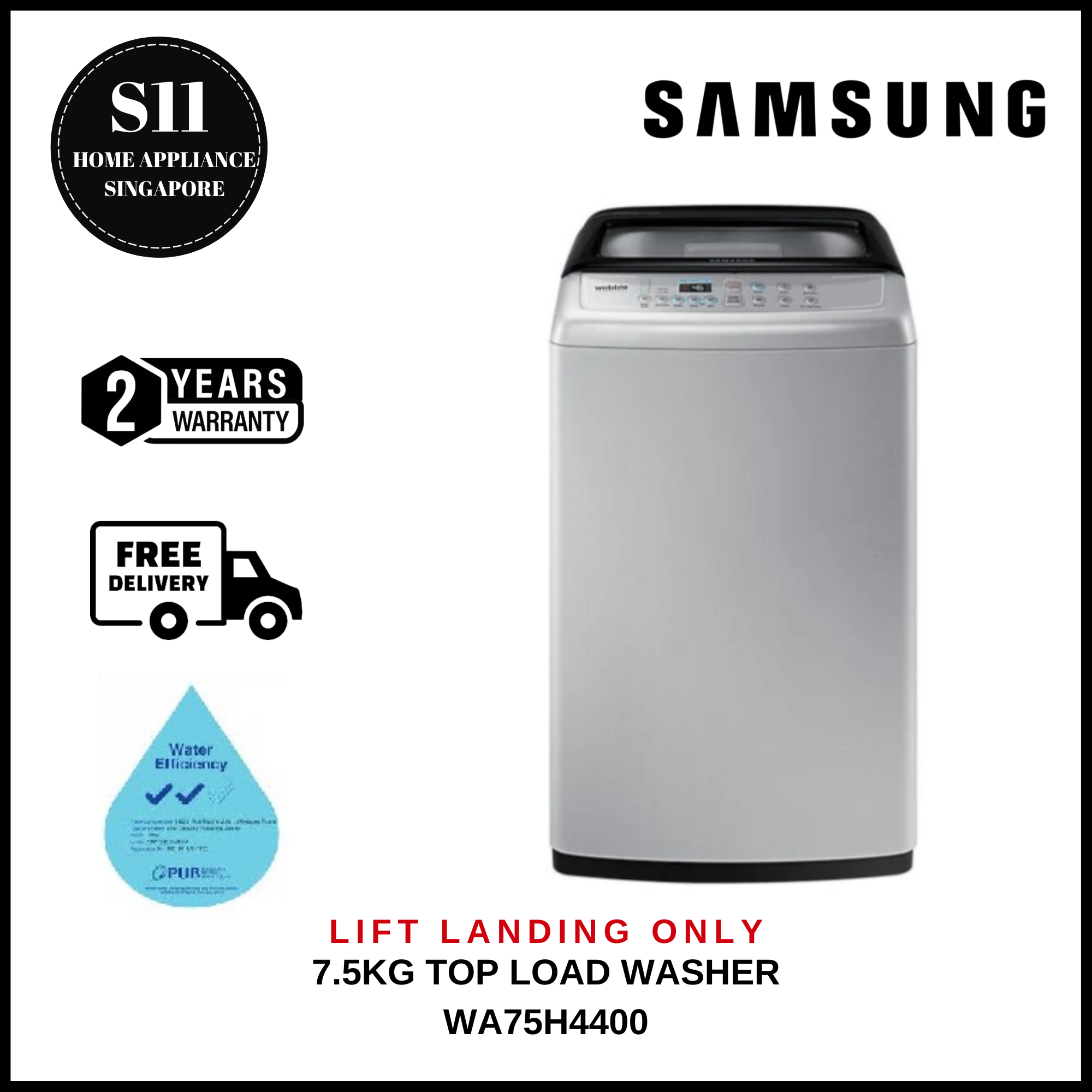 EUROPACE ETW 3101Y 10KG TOP LOAD WASHING MACHINE 2 YEARS WARRANTY