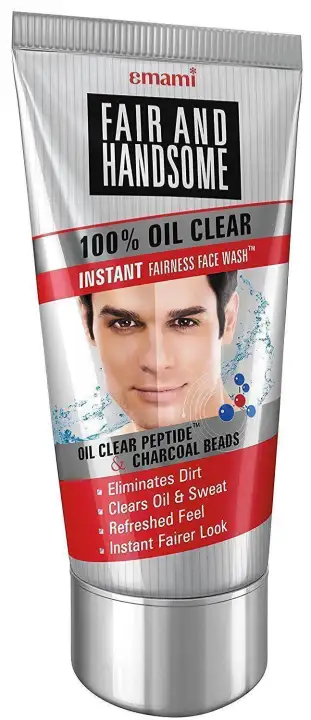 fair and handsome charcoal face wash