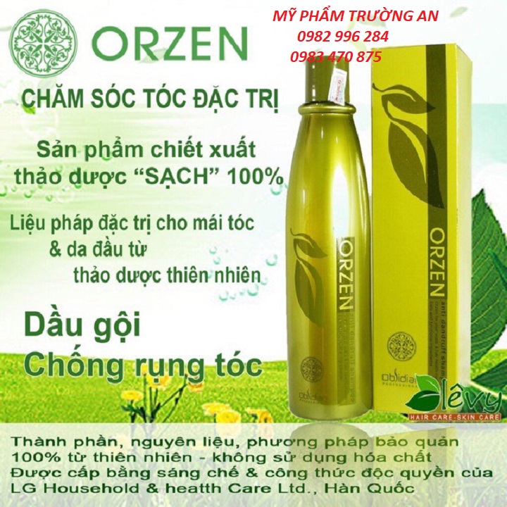 Dầu gội kích thích mọc tóc Orzen Loss Control Shampoo 320ml