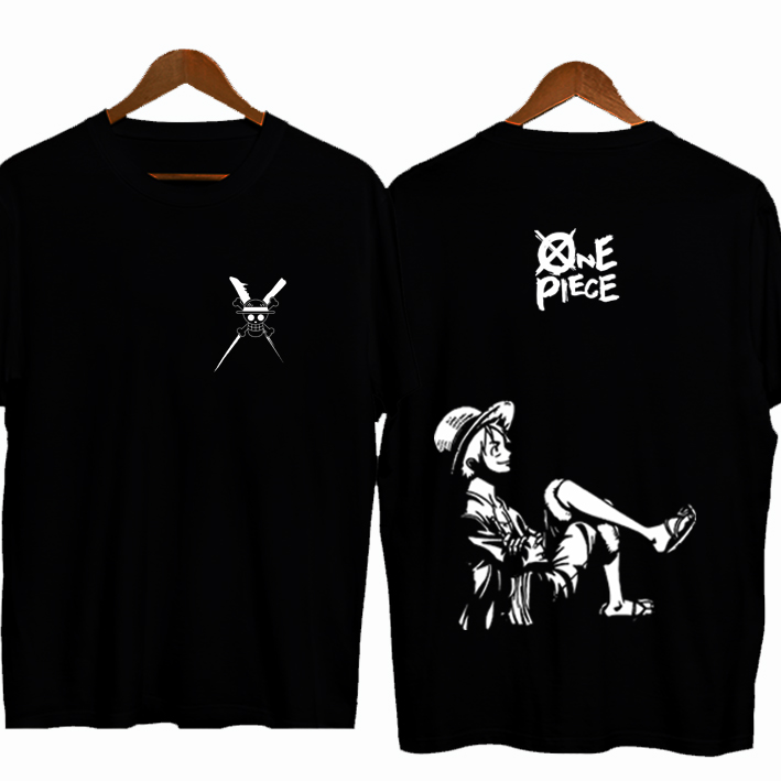 Halloween Style Staples MY T-Shirts Kaos OP LUFI DUDUK Distro Upgrade Cotton Top tee Short Sleeve Tshirt t shirt Unisex COD bu lelaki tshirt christmas. 