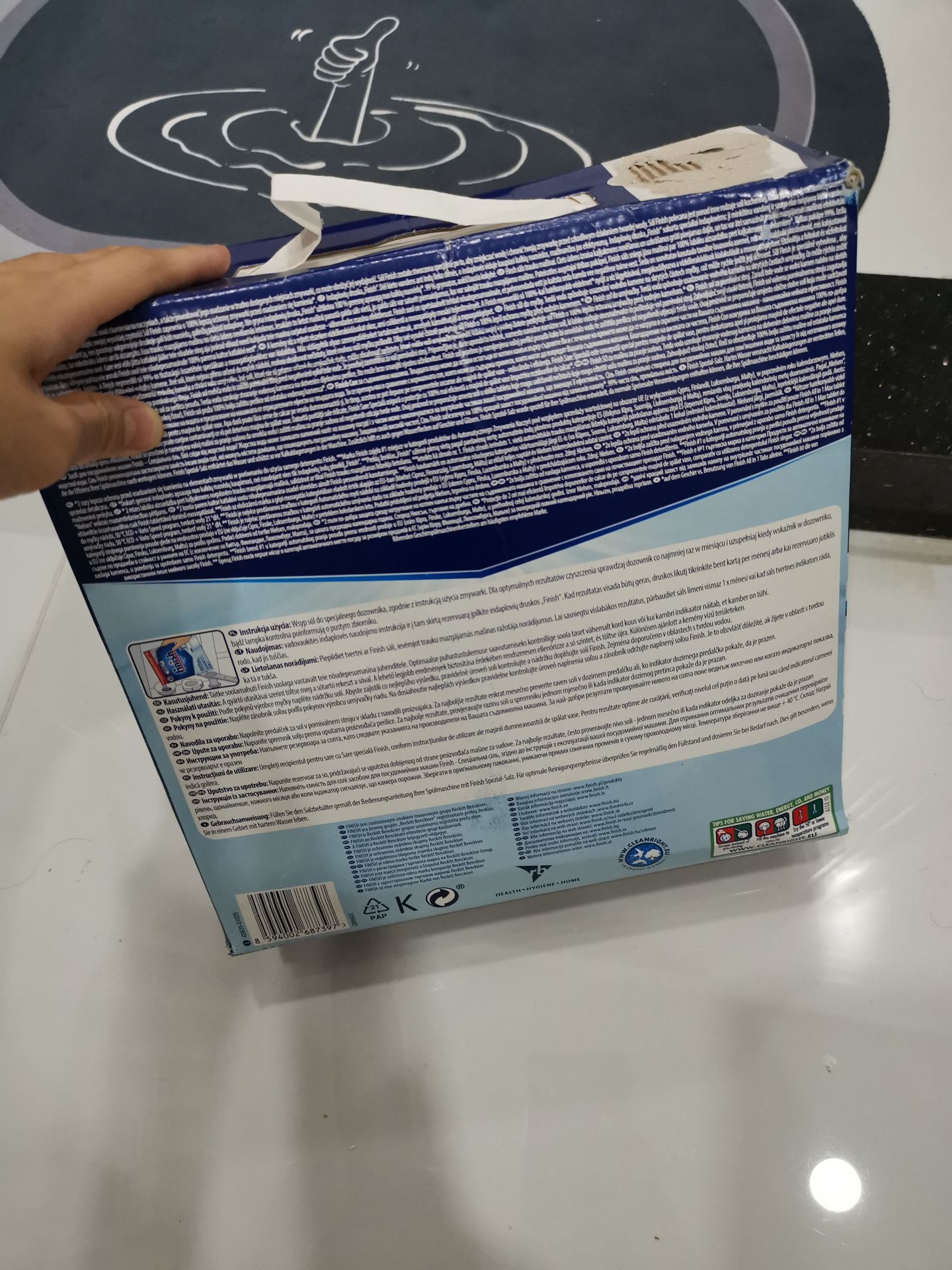 Muối rửa bát Finish 4.0 kg