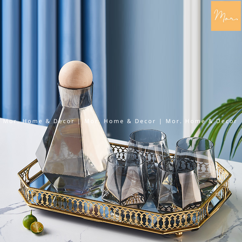 Bộ bình nước thủy tinh chịu nhiệt - 1.3L