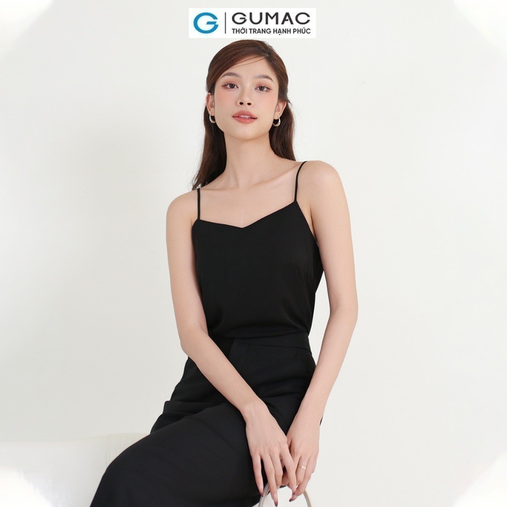 [SALE MẠNH] Áo 2 dây lụa B2 thời trang GUMAC BAE00016