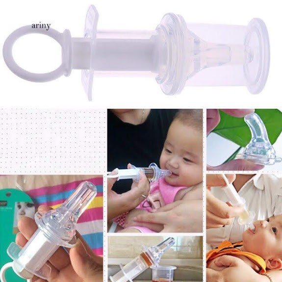 Dụng cụ cho bé uống thuốc có đầu silicon an toàn (dạng xilanh)