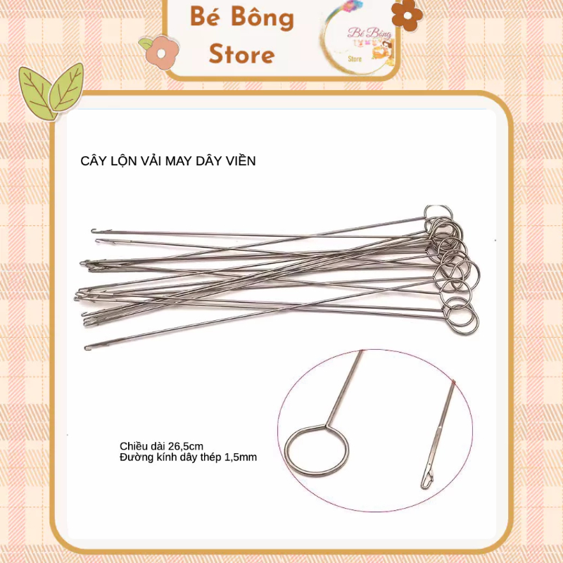 Cây Lộn Vải May Dây Viền, Xỏ Dây, Luồn Thun