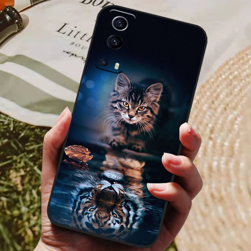 TAHANgTA New style  New style For Coque Vivo Y52 5G Case Silicon Back Cover Phone Case For Vivo Y52 5G Cases Soft bumper Funda for Vivo Y 52 5G V2053 Shells. 