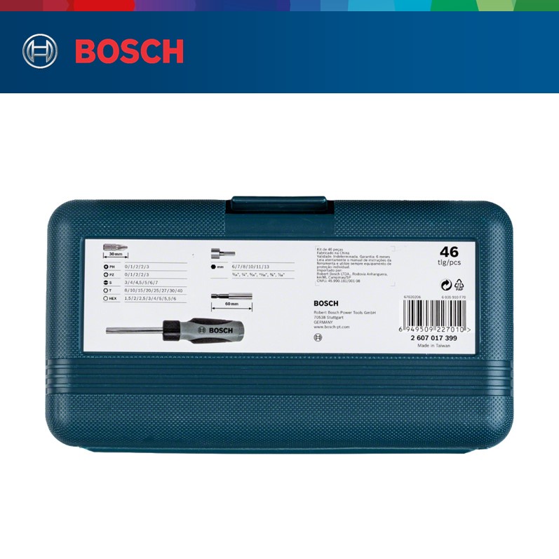 Bosch Multi-Function Screwdriver Set 46 Pieces