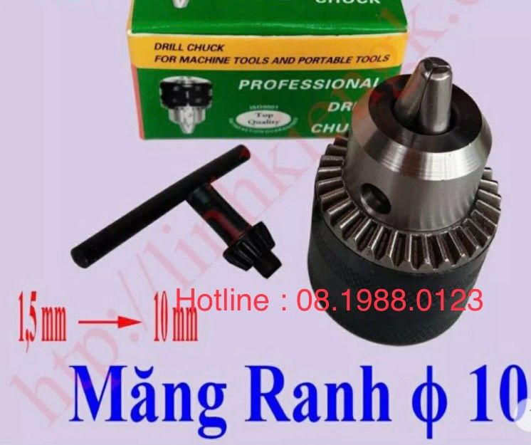Đầu kẹp mũi khoan măng ranh 10mm - 13mm