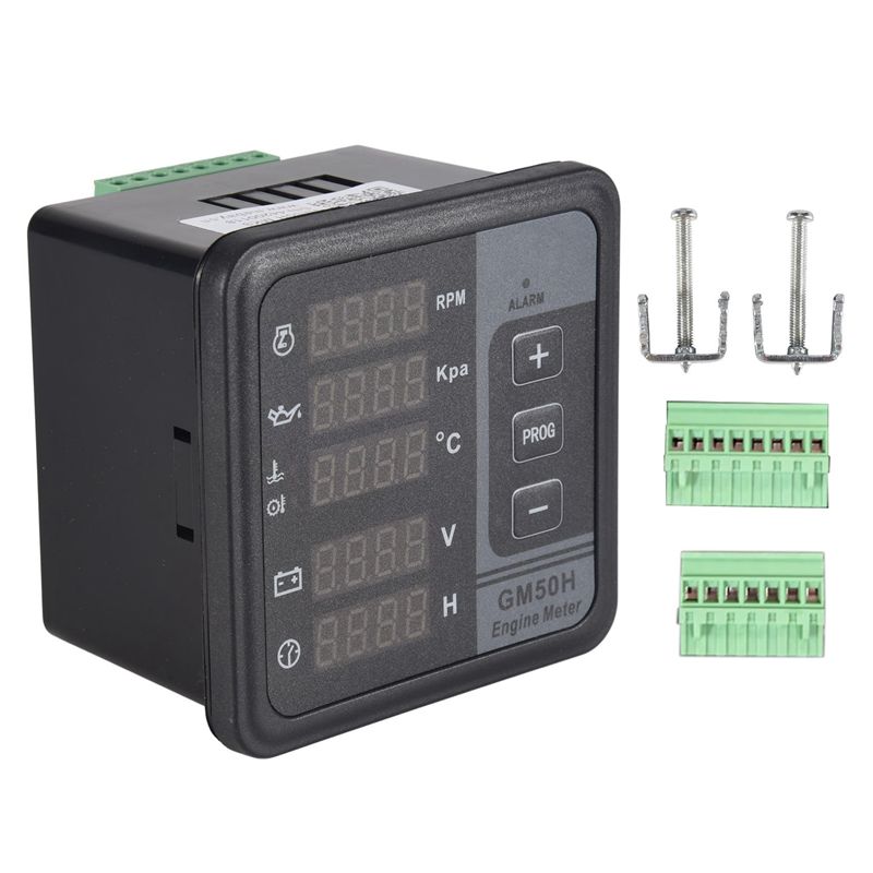 GM50H Engine Multi Function Digital Meter Generator Monitor | Daraz.com.bd