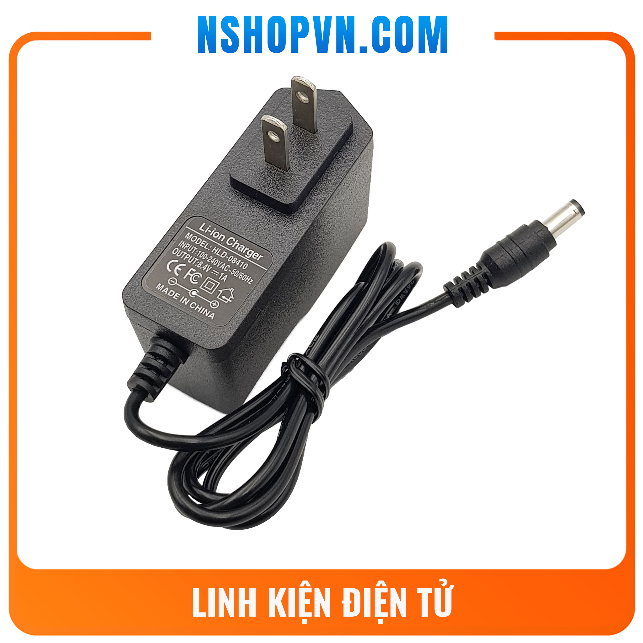 Adapter Sạc Pin 2S 8.4V 1A