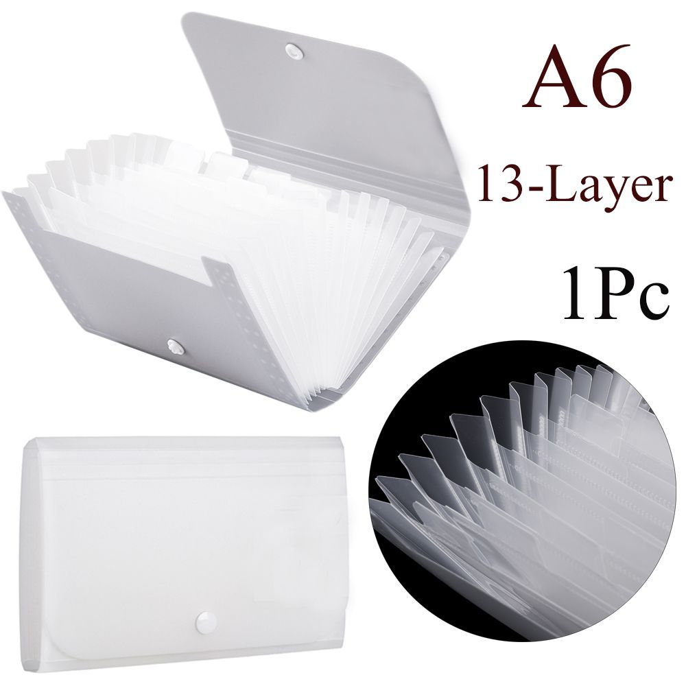 【Top-Rated Product】 13 Pockets A6 Office Supplies Bag Storage Pockets ...