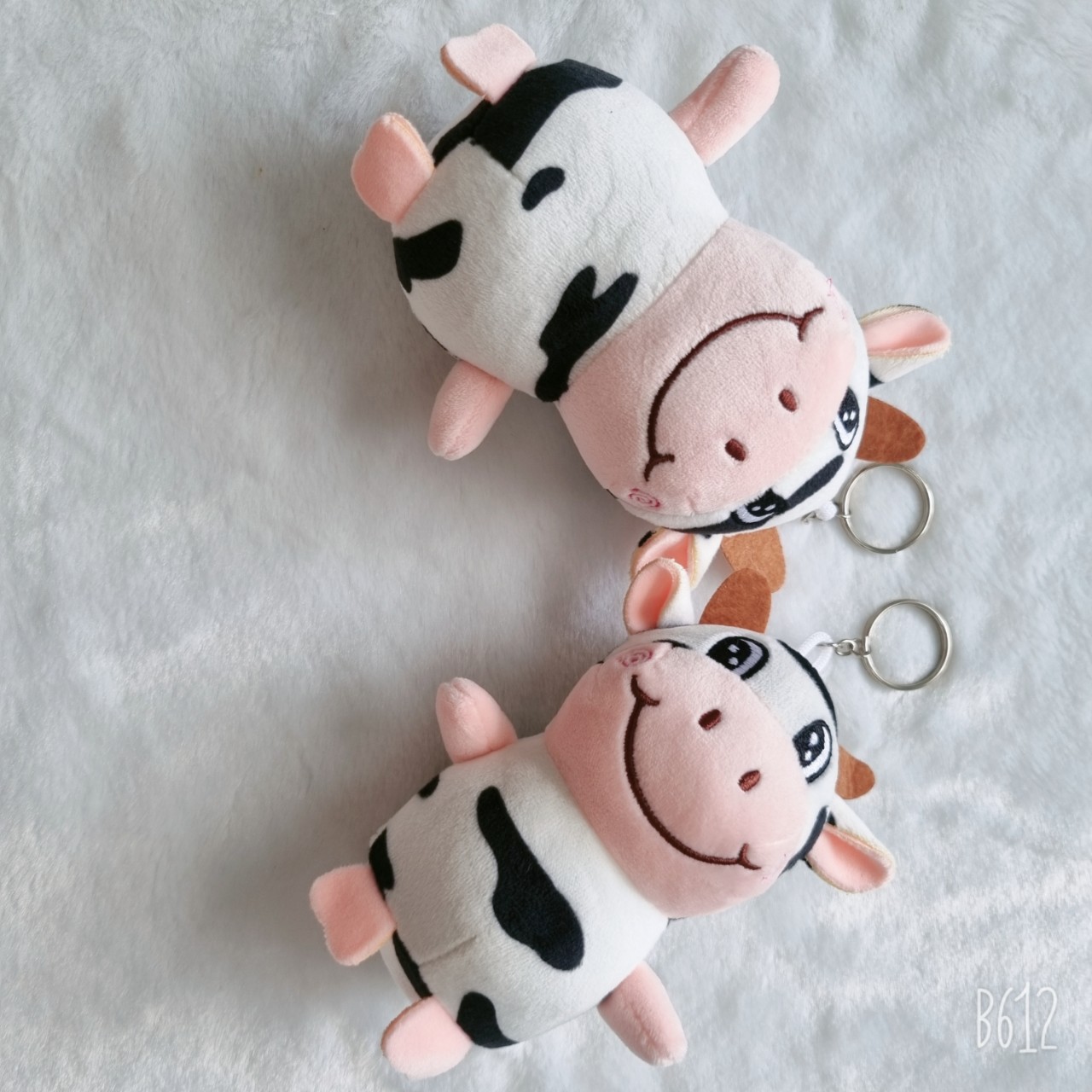 Móc khoá gấu bông con bò sữa dễ thương (15cm)