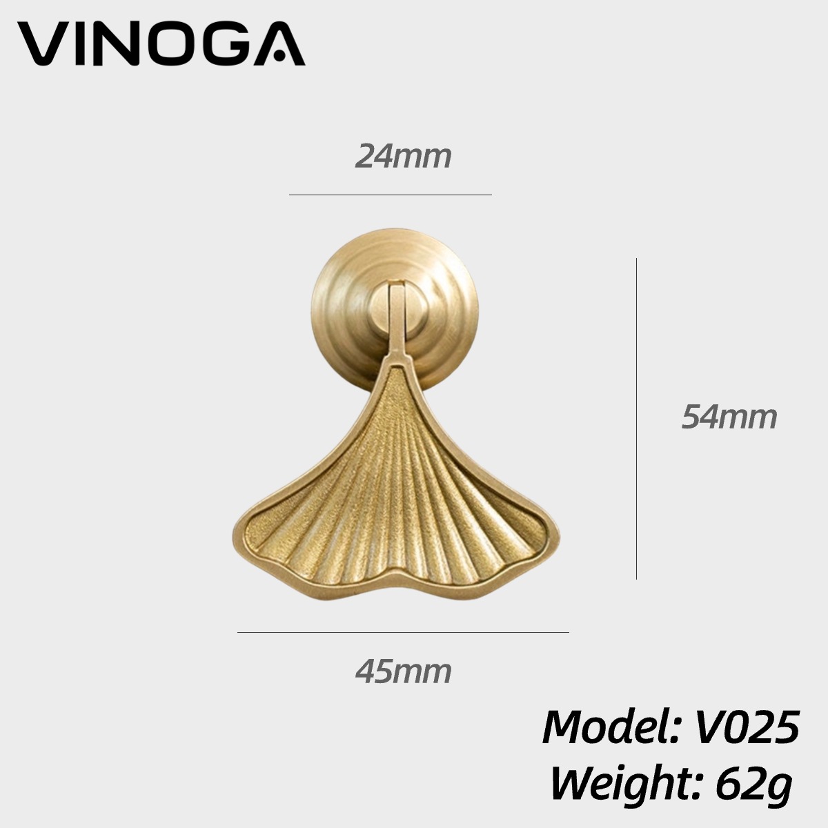 [SG STOCK] VINOGA Brass Handle and Knobs, Furniture Pulls
