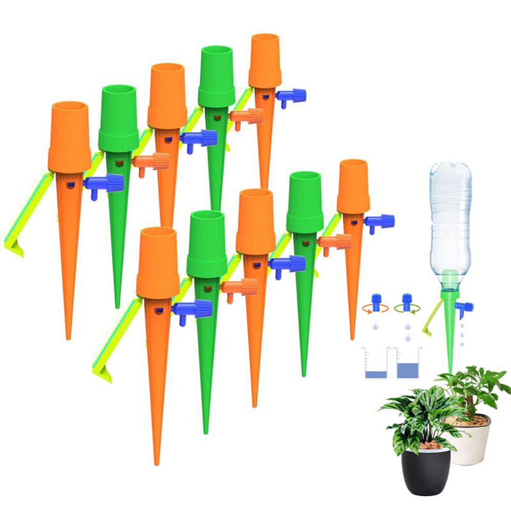 Automatic Flower Dripper 【Unique features】6/12/18/24PCS Automatic Dripper Plant Flower Irrigator ...
