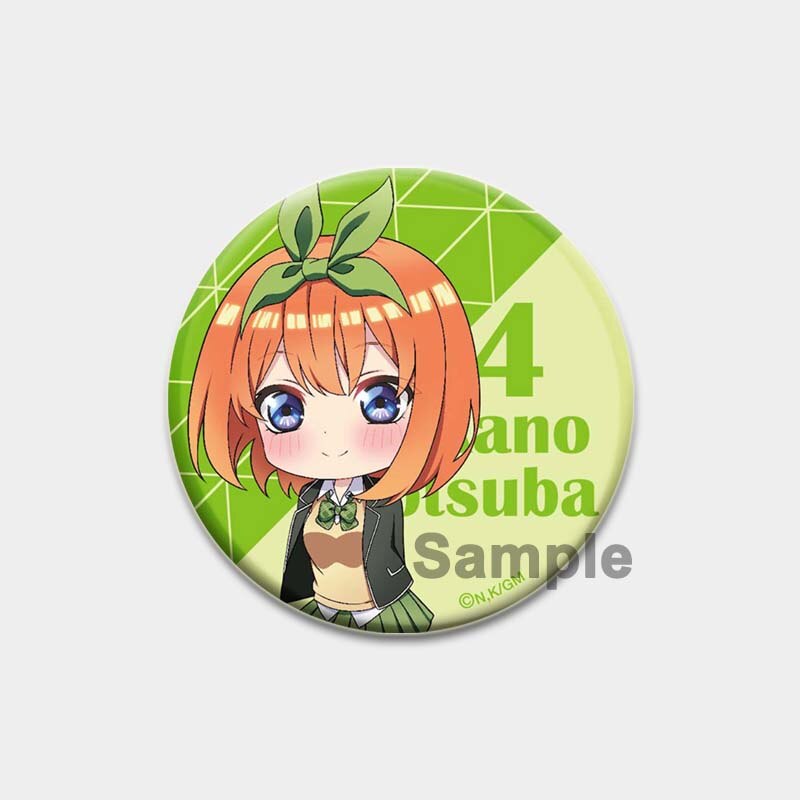 The Quintessential Quintuplets Anime Brooches for Packback 5-toubun No  Hanayome Badge Ichika Nino Miku Yotsuba Nakano Itsuki Pin